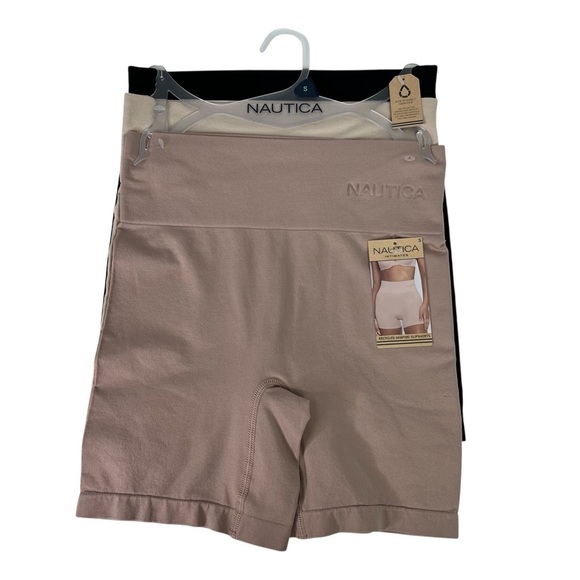 Nautica Other - Nautica Women’s Recycled Shaping Slipshorts Sz Small (2/4) Pkg/3 Multi Colors